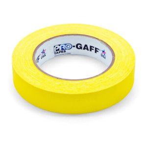 FloorTape, szövet facilitációs szalag, 22.86m x 24mm, sárga színben