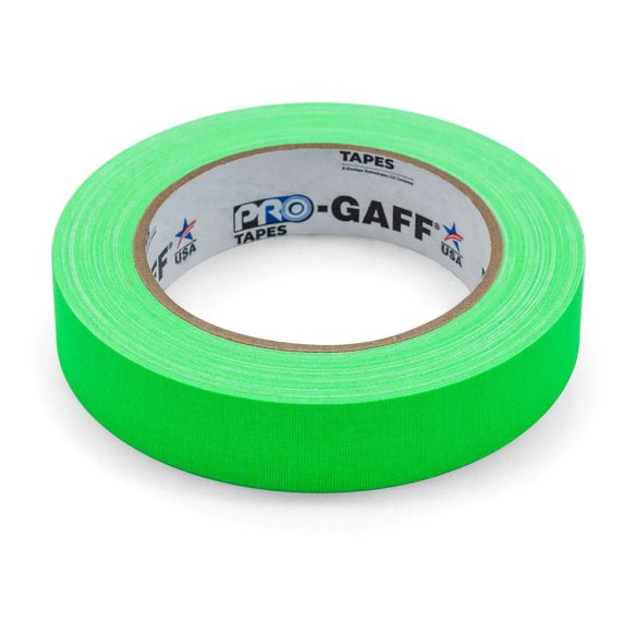 FloorTape, szövet facilitációs szalag, 22.86m x 24mm, neon zöld színben