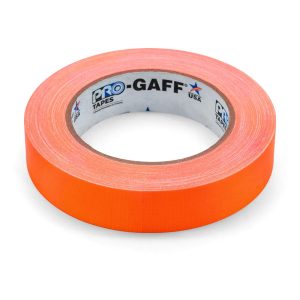 FloorTape, szövet facilitációs szalag, 22.86m x 24mm, neon narancs színben