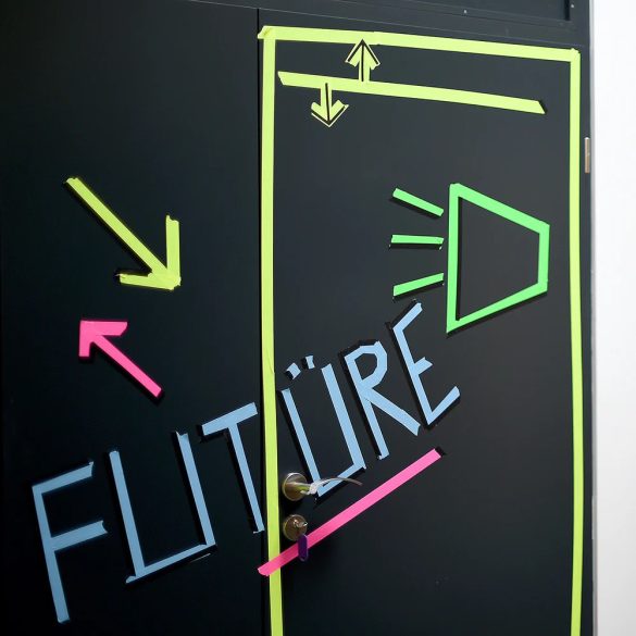 WallTape facilitációs szalag, 50 m x 24 mm, fekete színben 