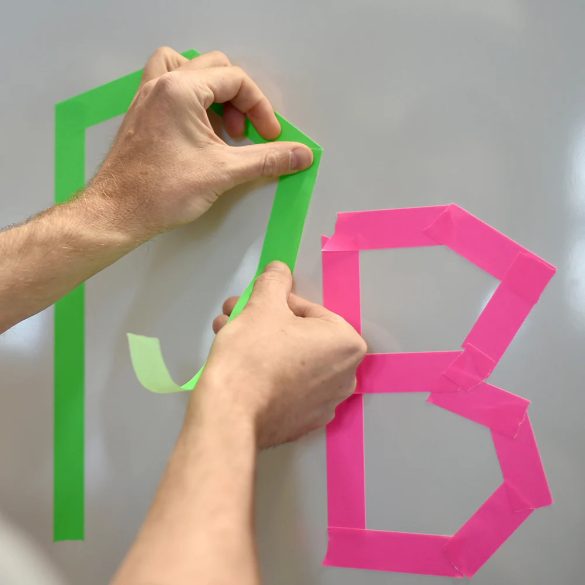 WallTape facilitációs szalag, 50 m x 24 mm, fekete színben 