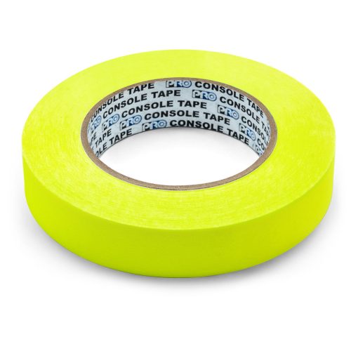 WallTape facilitációs szalag, 50 m x 24 mm, neon sárga színben