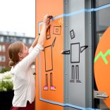 ContourTape, special black facilitation tape, 17 m long, various widths 