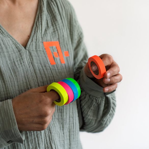 Mini TeamTape csomag – 5 db Neon