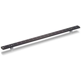Mágneses vonalzó fekete 52,5 cm