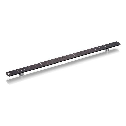 Mágneses vonalzó fekete 52,5 cm