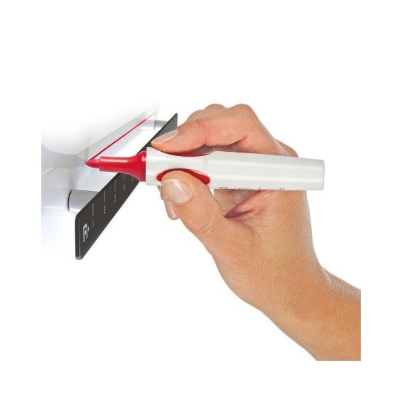 Mágneses vonalzó fekete 52,5 cm