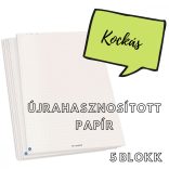 FlipChart papír kockás újrahasznosított - 5 blokk