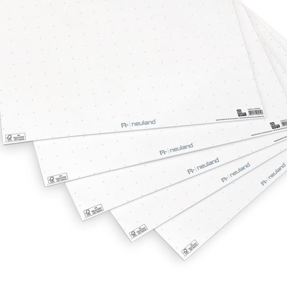 Mini FlipChart paper, white with crosshair print