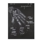 BlackPad fekete flipchart papír  5 blokk/ doboz
