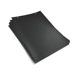   Mini FlipChart papír TableTop-hoz/TopChart-hoz, fekete 5 blokk/doboz
