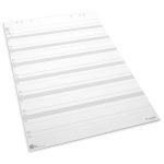 Kézírás gyakorlásához flipchart tömb, fehér (25 lap) 