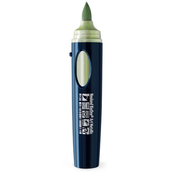 Neuland BigOne® Art Metallic, ecsethegyű 2 – 15 mm - fémes zöld M136