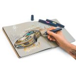 Neuland No.One® Metallic Moderációs marker - kék