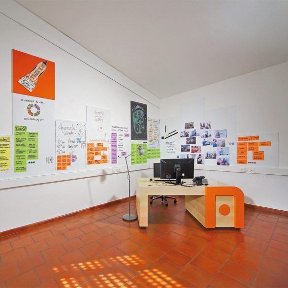 ProcessWall Whiteboard 75x 112,5 cm