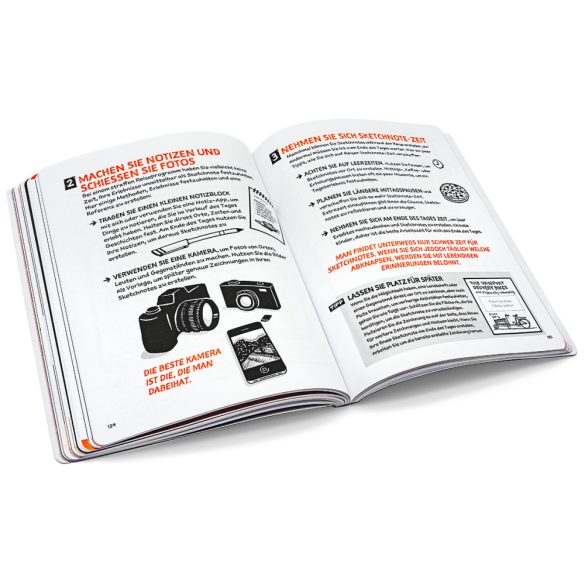 Vizuális vázlatkészítő munkatfüzet (német nyelvű) 