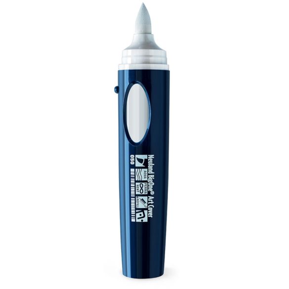 Neuland BigOne® Art Cover marker, ecsethegyű, 2-15 mm – speciális fehér pigment