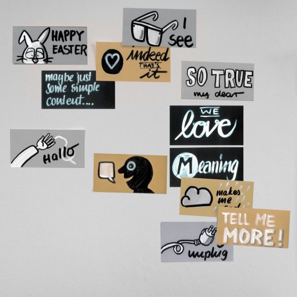 Neuland BigOne® Art Cover marker, ecsethegyű, 2-15 mm – speciális fehér pigment