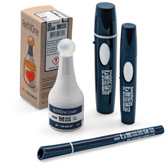 Utántöltő tinta Cover markerekhez, fehér 