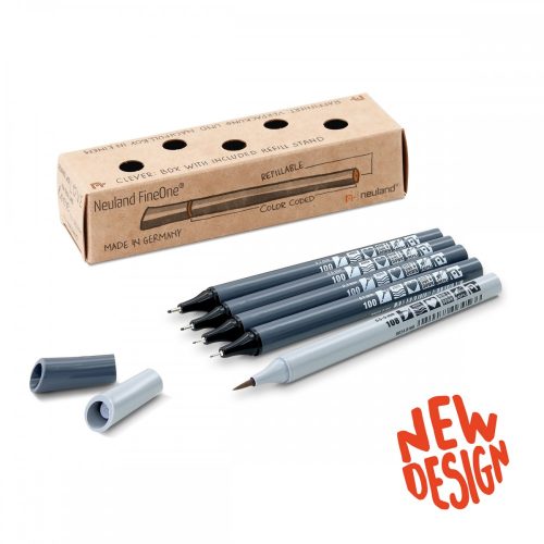 Neuland FineOne®, 5/color sets - Set No. 19 Sketch+Shad