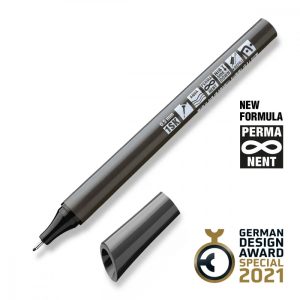 Neuland FineOne® Sketch fekete marker, újratölthető, elkenődésálló tintával, 0,5 mm