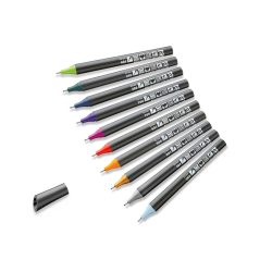   Neuland FineOne® Sketch tűhegyű tusfilc, 10 db/szett, Vegyes színek