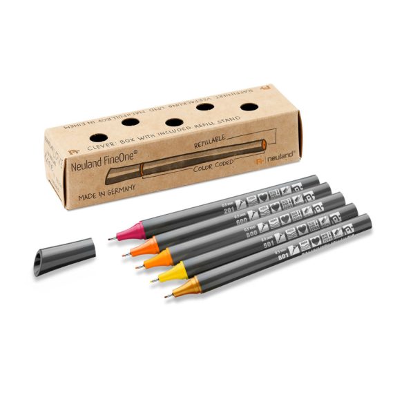 Neuland FineOne®, 5/color sets - Set No. 19 Sketch+Shad