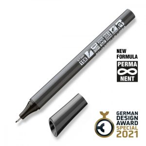 Neuland FineOne® Sketch fekete marker, újratölthető, elkenődésálló tintával, 0,7 mm