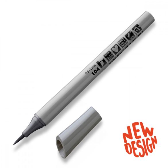 Neuland FineOne® Art brush nib 0,5-5 mm, 104 grey 1