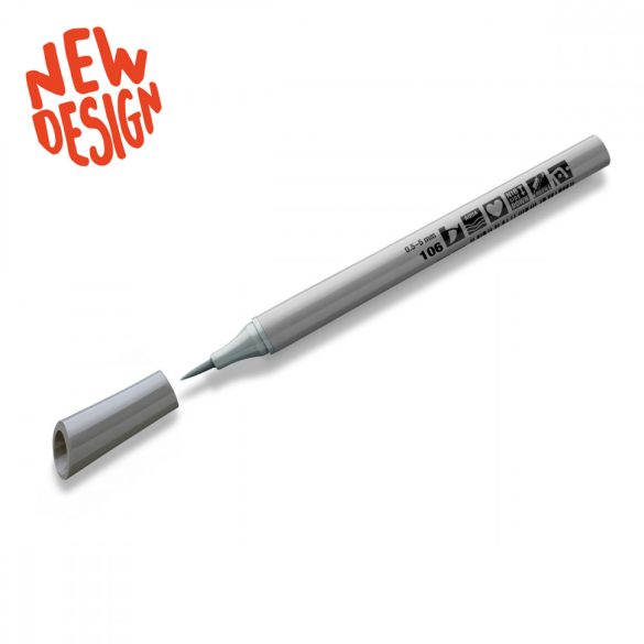Neuland FineOne® Art brush nib 0,5-5 mm, 106 grey 3