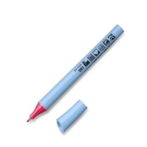 Neuland FineOne® Flex rugalmas hegyű filctoll, 0.5-3 mm - sötét piros 201