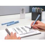 Neuland FineOne® Flex, rugalmas hegy, 0.5-3 mm, sötét piros