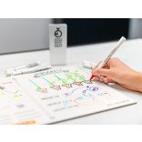 Neuland FineOne® Whiteboard, kerek hegyű, 1 mm – W100 fekete