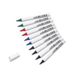 Neuland FineOne® Whiteboard, kerek hegyű, 10 db/szett, Alapszínek