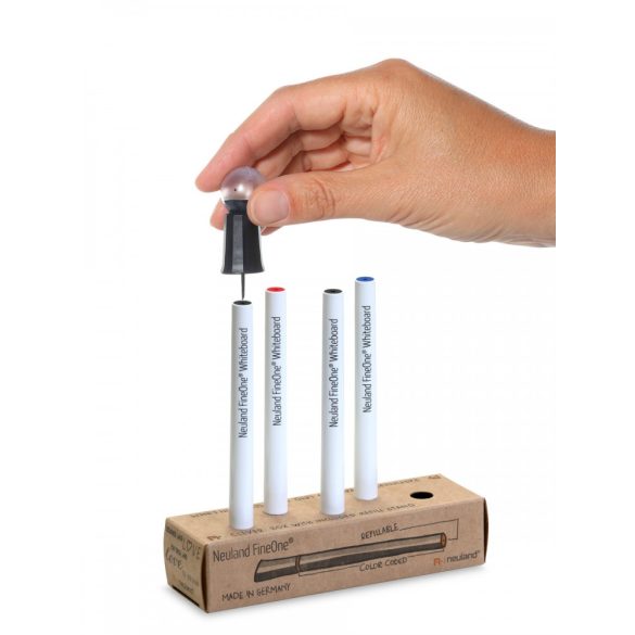 Neuland FineOne® Whiteboard, kerek hegyű, 10 db/szett, Alapszínek