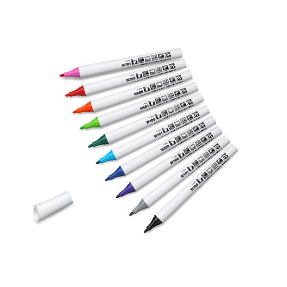 Neuland FineOne® Whiteboard, round nib, 1 mm – single colors