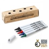 Neuland FineOne® Whiteboard, kerek hegyű, 5 db/szett, W1