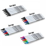 Neuland FineOne® Whiteboard, kerek hegyű, 5 db/szett, W6