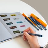 Neuland FineOne® Metallic, kerek hegyű 1 mm – M105, kék