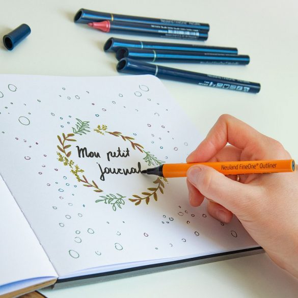 Neuland FineOne® Metallic, round nib 1 mm – single colors