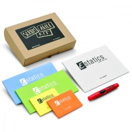   Scrum master agilis elektrosztatikus készlet - 5 tömb, vegyes színek + Neuland FineOne® Estatics alkoholos filctoll