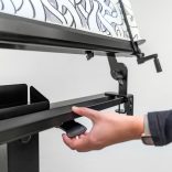 GraphicWally® grafikai tábla Liftboy állvánnyal egyben